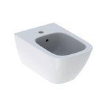 Bidet sospeso in ceramica bianca lucida modello Smyle Geberit cm 54x35