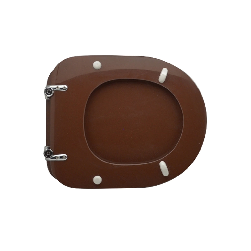 Sedile wc compatibile per vaso Rak modello Compact color Noce PG