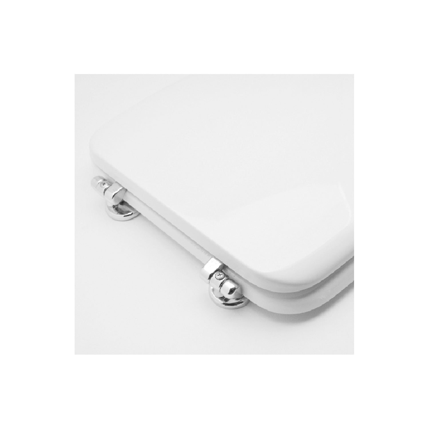 Sedile WC per Senesi vaso Pienza Sospeso con cerniere regolabili - Bianco