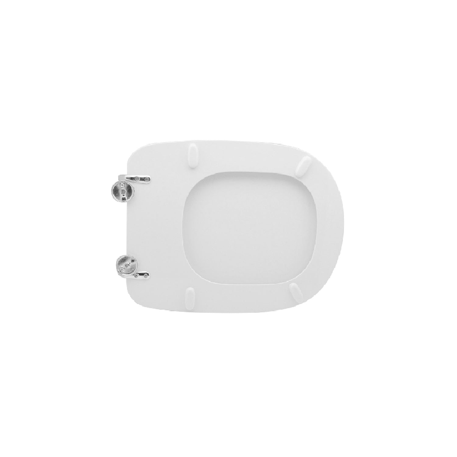 Sedile WC per Senesi vaso Pienza Sospeso con cerniere regolabili - Bianco