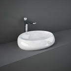 Lavabo da appoggio modello Cloud Rak Ceramics cm 58x40 ceramica bianca lucida