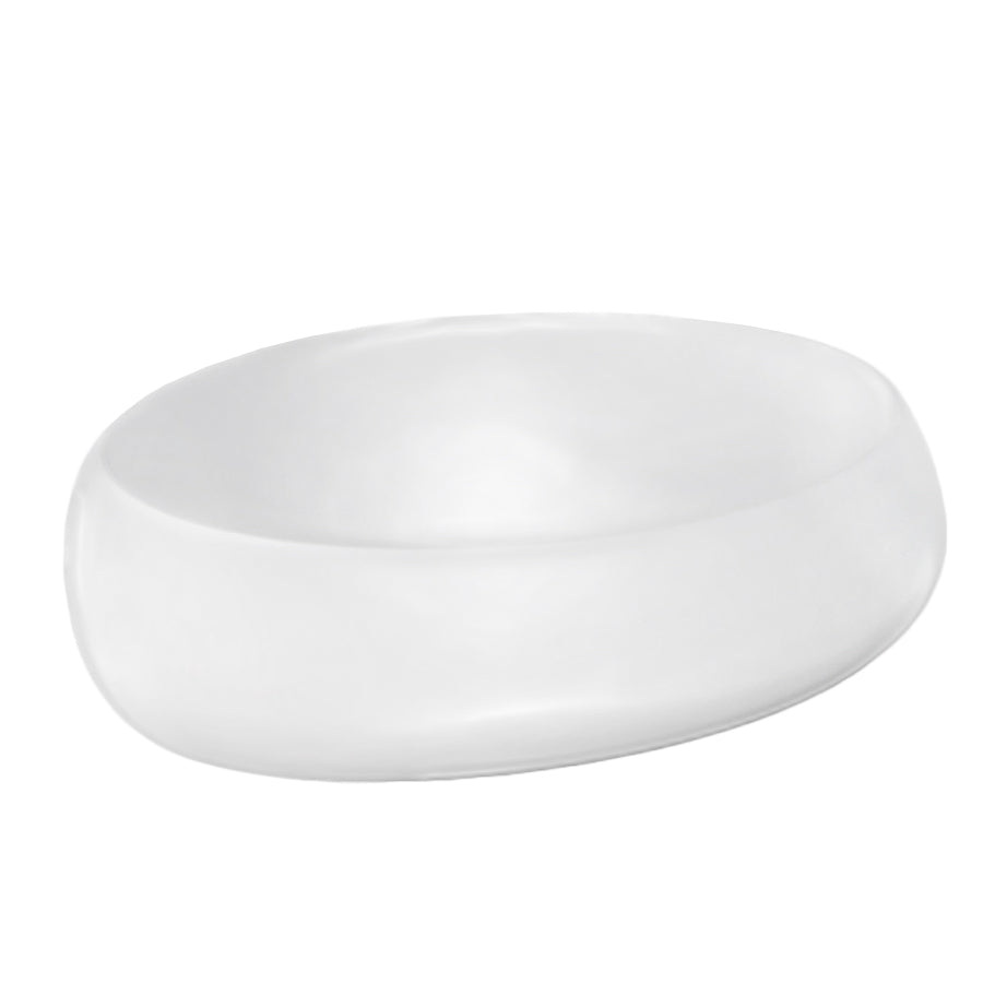 Lavabo da appoggio modello Cloud Rak Ceramics cm 58x40 ceramica bianca lucida