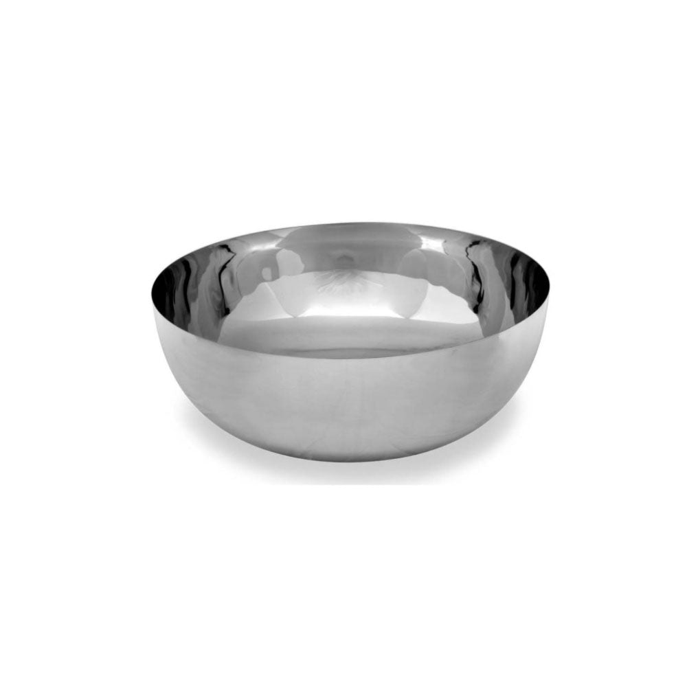 Lavandino da appoggio 'Loft Basin' in metallo Ã˜ 37x16h cm by Cipi - Cromo