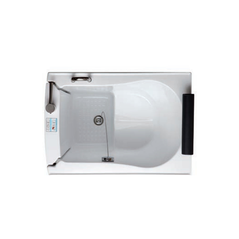 Vasca per anziani modello Light Blue 1015x720x1000 mm apertura a destra