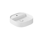 Lavabo da appoggio con angoli stondati serie Smart-B di Ceramica Galassia -  Bianco lucido 45cm