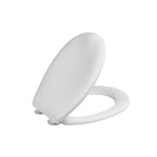 Sedile wc in termoindurente per vaso Sbordoni serie Fabia con cerniere regolabili normal close