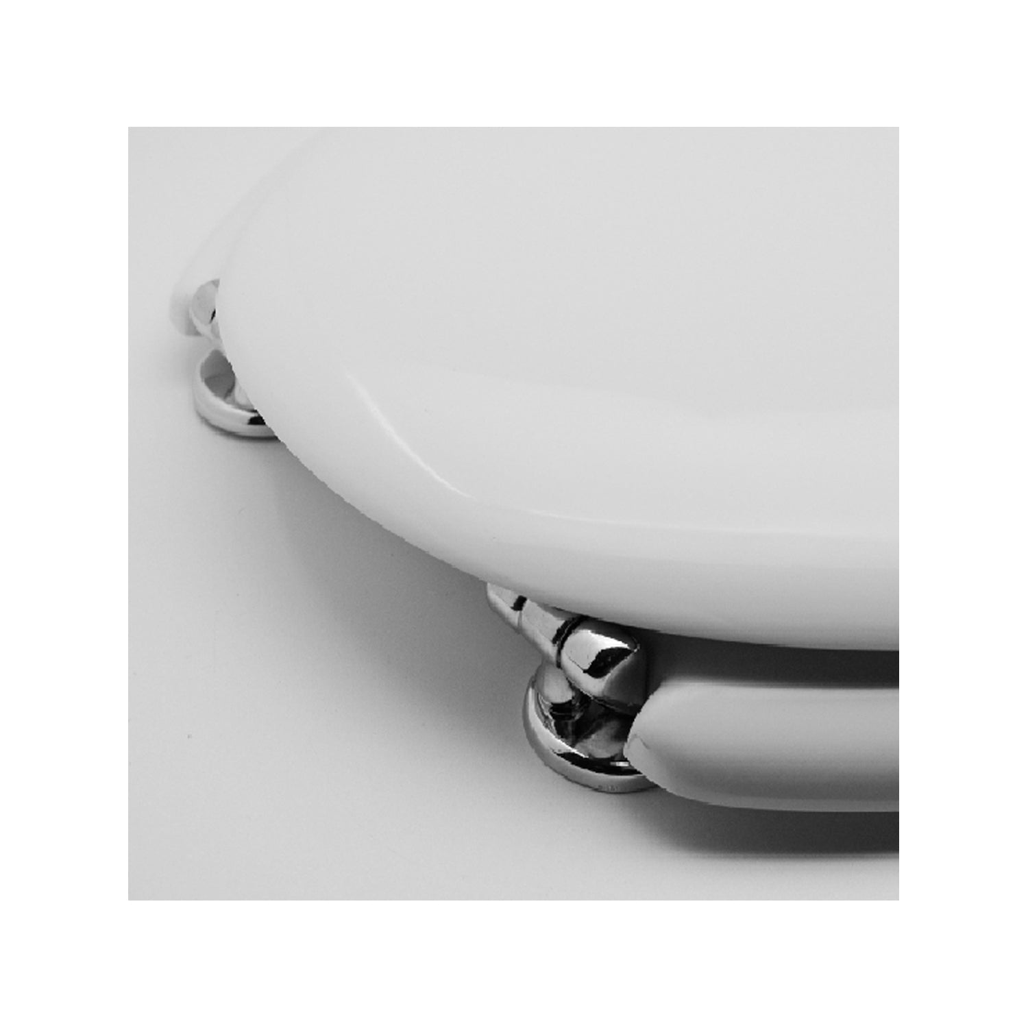 Sedile wc per Hatria vaso Sculture con cerniere regolabili - Bianco