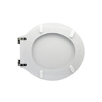 Sedile WC per Globo vaso Bowl 50 con cerniere regolabili - Bianco