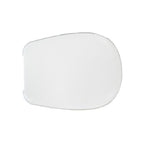 Sedile WC per Globo vaso Affetto con cerniere fisse in Acciaio Inox - Bianco