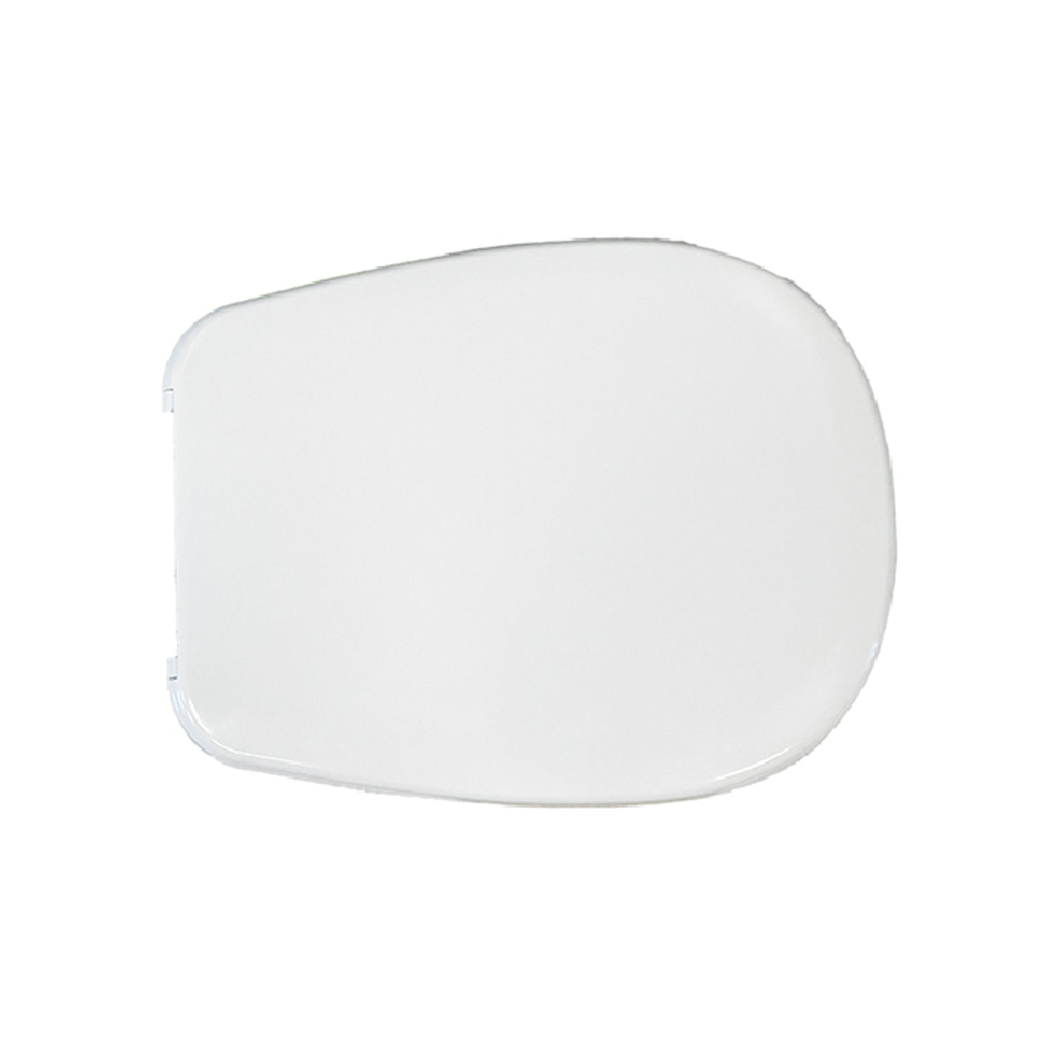 Sedile WC per Globo vaso Affetto con cerniere fisse in Acciaio Inox - Bianco