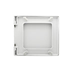 Sedile wc in termoindurente Simas Frozen con cerniere regolabili - Bianco