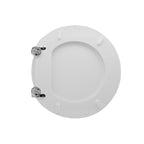 Sedile WC per Gravena vaso Conio con cerniere regolabili - Bianco