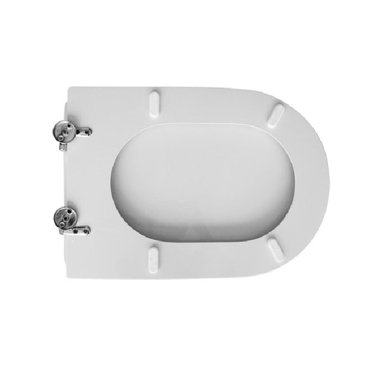 Sedile wc per Galvit vaso MirÃ² con cerniere regolabili - Bianco