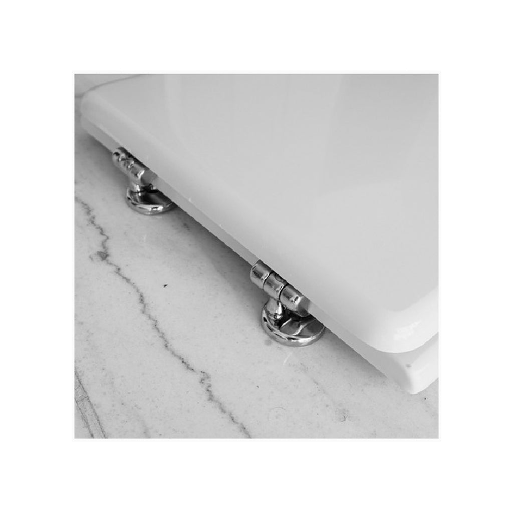 Sedile wc per Galvit vaso MirÃ² con cerniere regolabili - Bianco