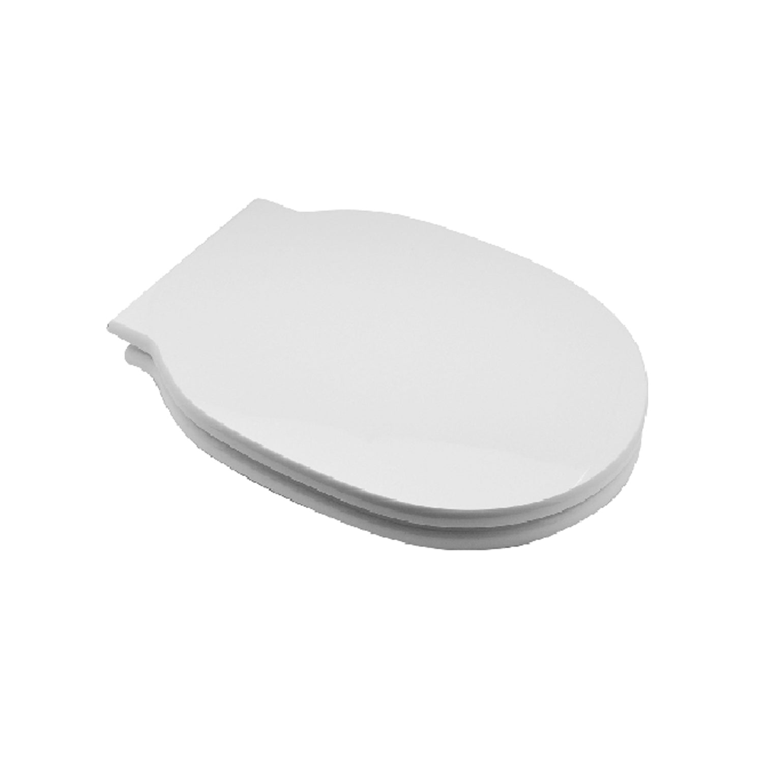 Sedile WC per Galassia vaso Kimi con cerniere regolabili - Bianco