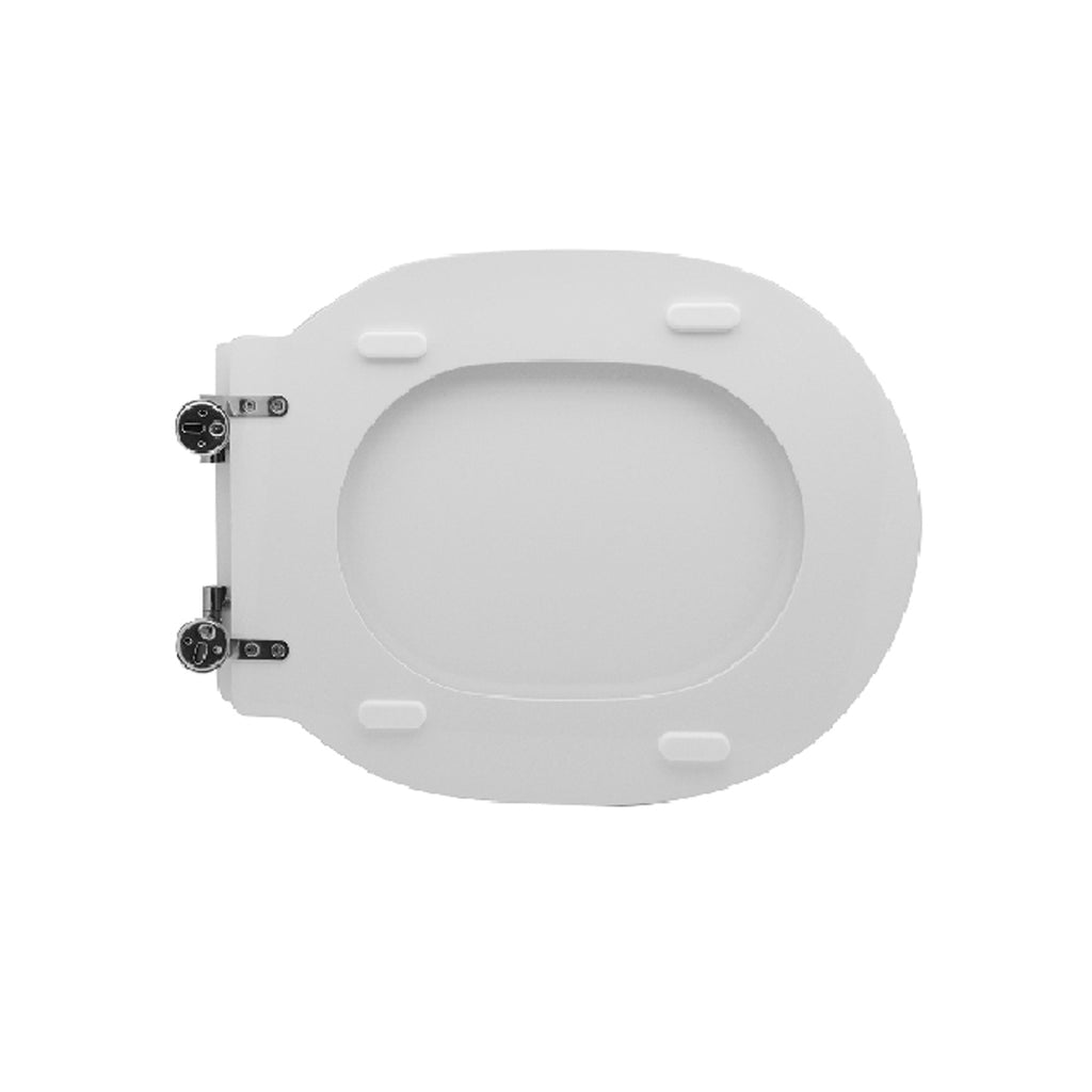 Sedile WC per Galassia vaso Kimi con cerniere regolabili - Bianco