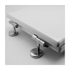 Sedile WC per Galassia vaso Kimi con cerniere regolabili - Bianco