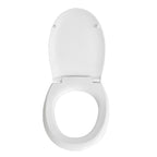 Sedile WC per ceramica Rak vaso Karla con cerniere fisse in ABS - Bianco