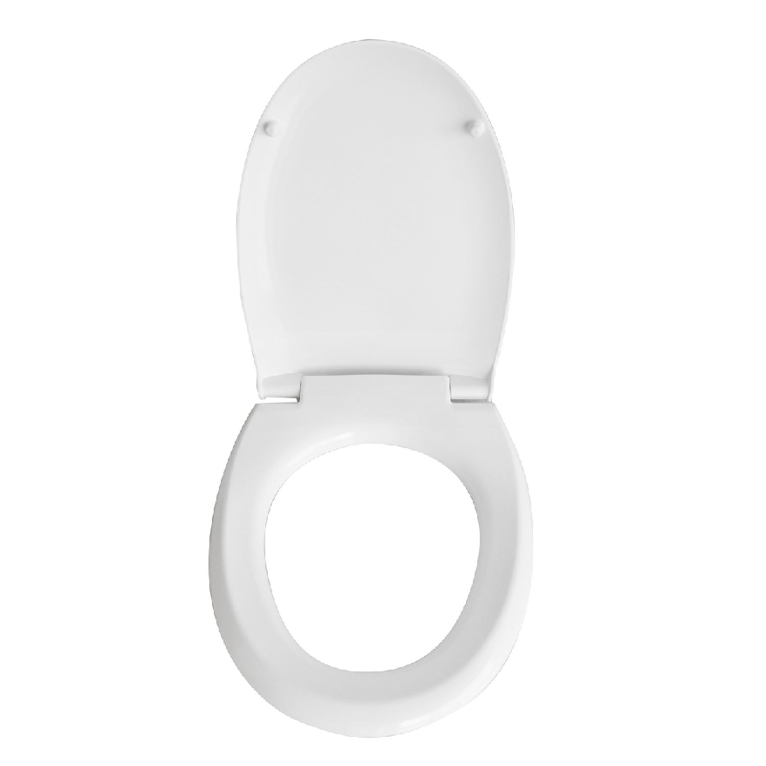 Sedile WC per ceramica Rak vaso Karla con cerniere fisse in ABS - Bianco