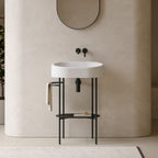 Lavabo da appoggio modello Lalita 61x42x16 cm Ceramica Globo - Bianco lucido LT061.BI