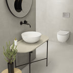 Lavabo tondo Globo T-Edge Ã˜42x16 cm - Bianco lucido