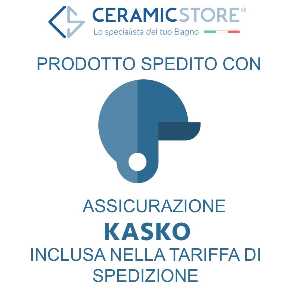 Lavabo tondo diametro 30 cm altezza cm 16. Installazione da appoggio. In ceramica biancaÂ 