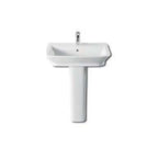 Semicolonna Bianca serie Link 220x180xH720mm per lavabo monoforo 60x47