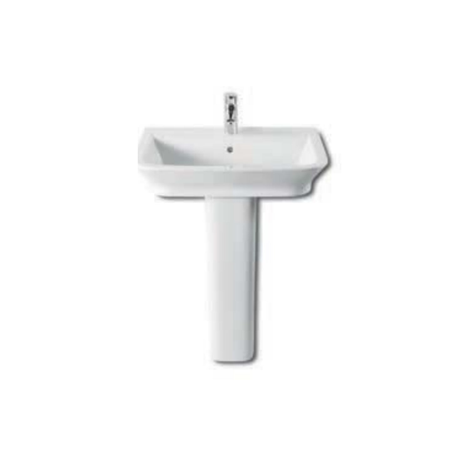 Semicolonna Bianca serie Link 220x180xH720mm per lavabo monoforo 60x47