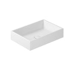 Lavabo da appoggio serie Plus Design di Ceramica Galassia -  Bianco lucido 55x38cm