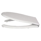 Sedile wc Romeo in legno bianco per vaso disabili con codice 152-C400-P e 152-C400-M