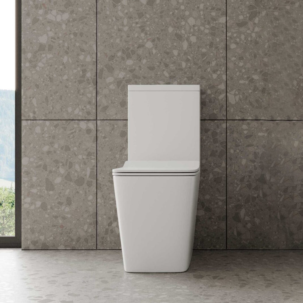 Vaso monoblocco con copriwater soft close Tela BathCore L 36
