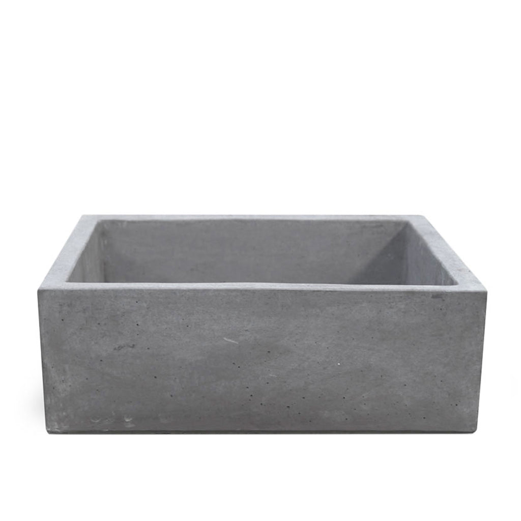 Lavello in cemento colorato Nero Antracite cm 45x42x16h cm modello Turia
