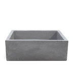 Lavello in cemento colorato Nero Antracite cm 45x42x16h cm modello Turia