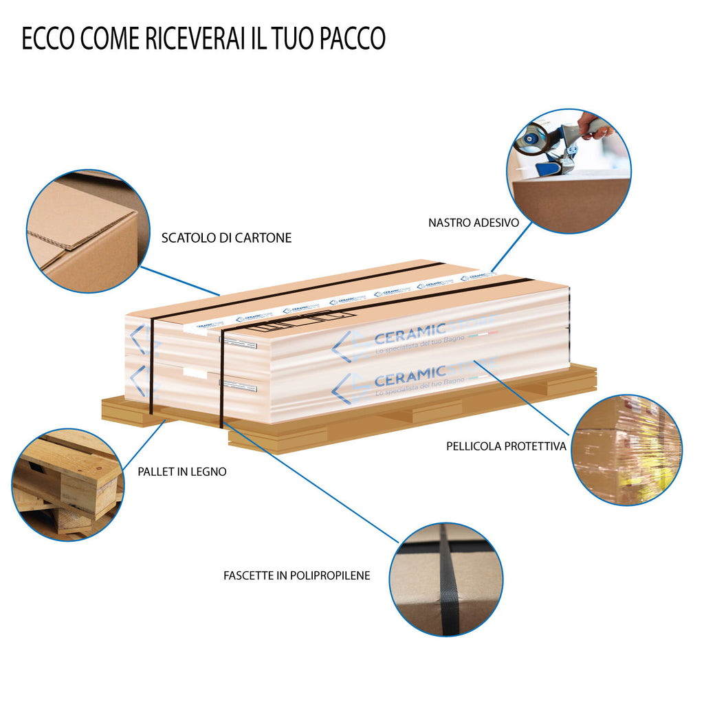 Piatto doccia filopavimento 80x80 in vetro resina con piletta ideale per disabili