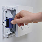 Sistema di sanificazione Geberit DuoFresh per l'apertura laterale delle cassette Sigma 8