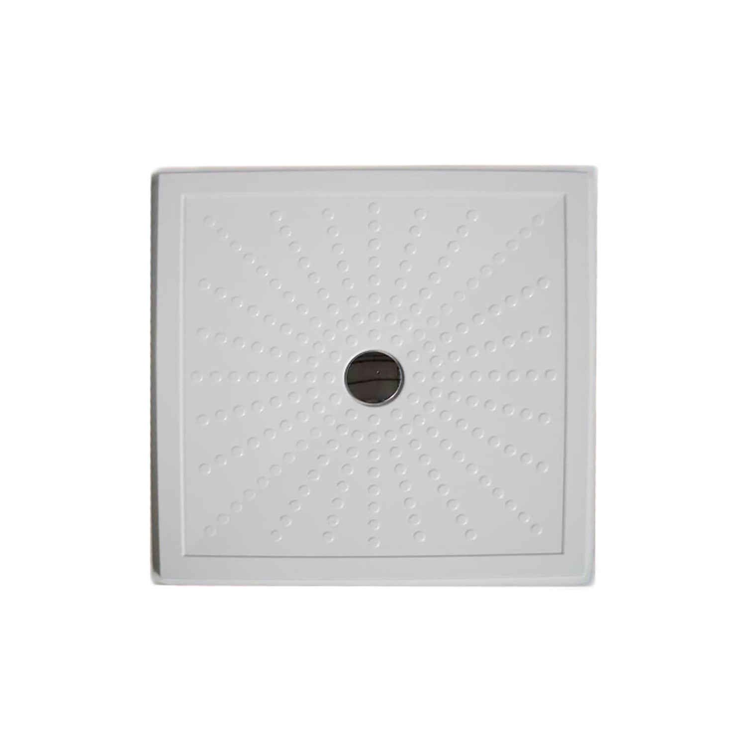 Piatto doccia filopavimento 90x90 in vetro resina con piletta ideale per disabili