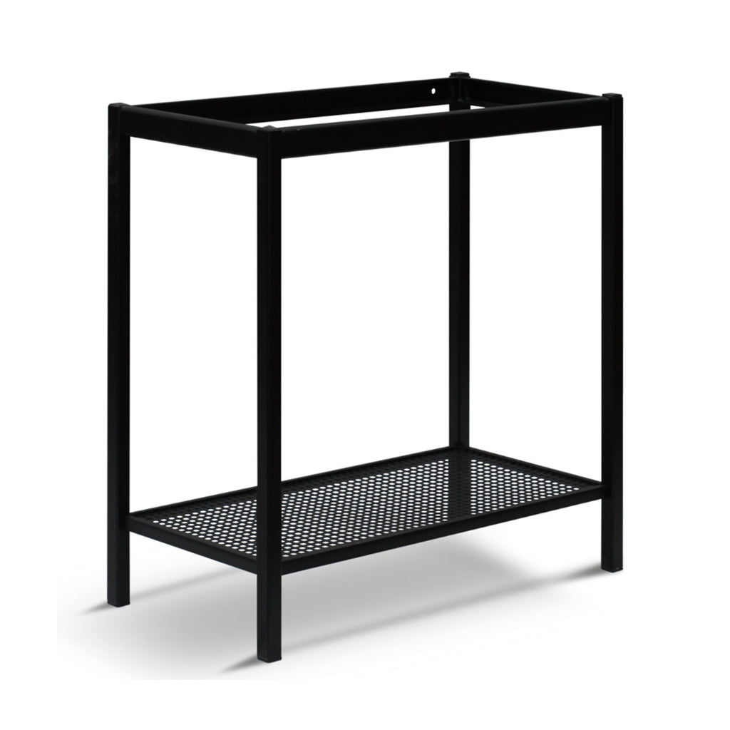 Supporto in metallo nero per acquai XL cm 68