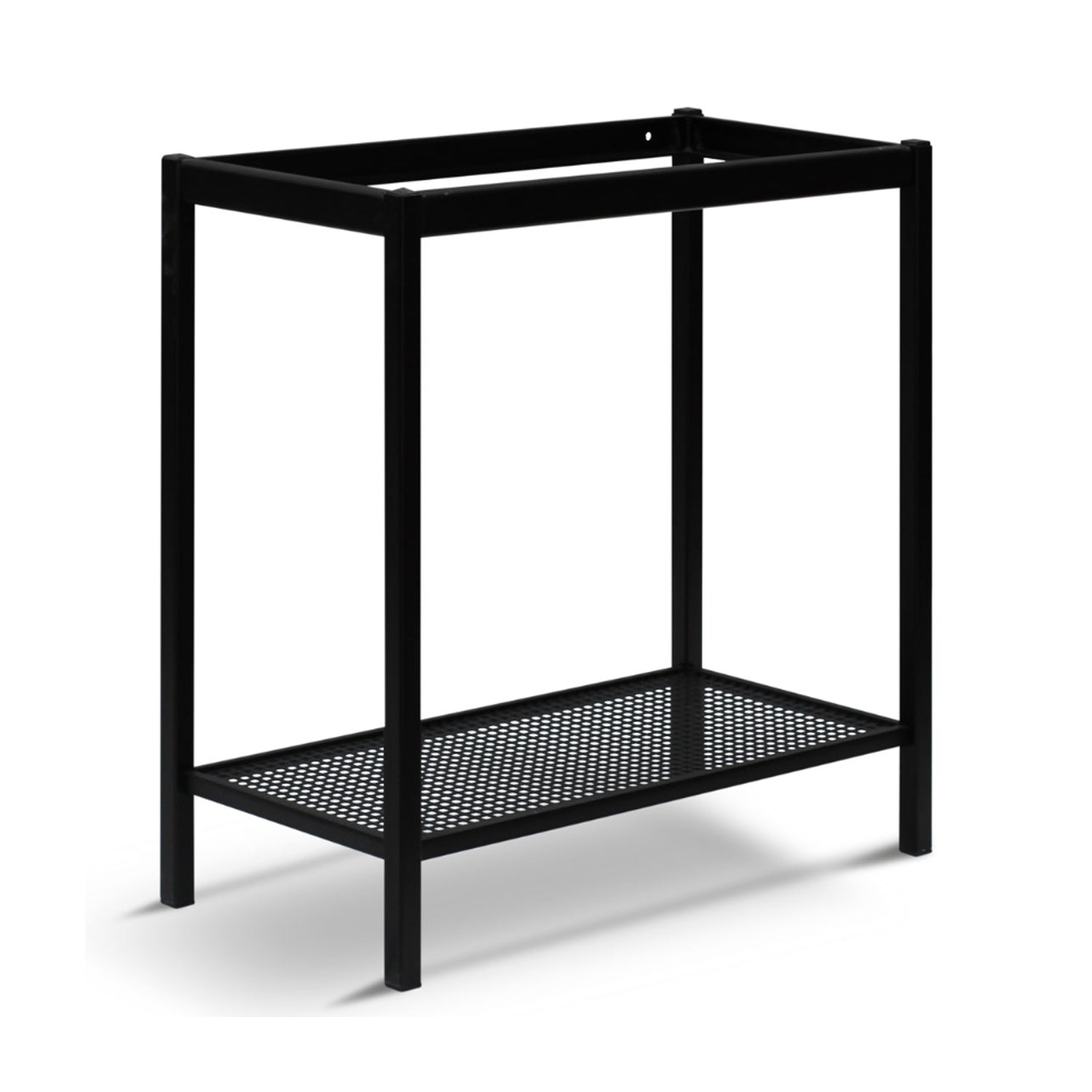 Supporto in metallo nero per acquai XL cm 68