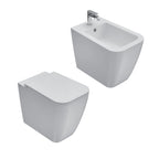 Sanitari Filo parete Ceramica Globo Stone 56 Multi scarico traslato con Sedile soft close