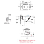Sanitari Sospesi Senza Brida Ceramica Globo Forty3 57 WC + BIDET + SEDILE SOFT CLOSE