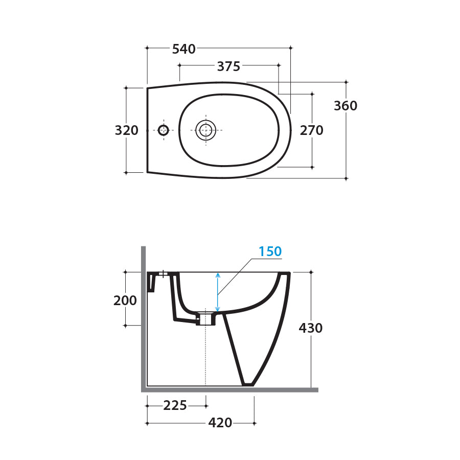 Sanitari Filo parete scarico traslato Ceramica Globo 4ALL NEW  MULTI WC + BIDET + SEDILE SOFT CLOSE