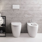 Sanitari Filo parete scarico traslato Ceramica Globo 4ALL NEW  MULTI WC + BIDET + SEDILE SOFT CLOSE