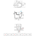 Sanitari Filomuro Ceramica Globo 4ALL MULTI 2.0 wc+bidet+sedile soft close
