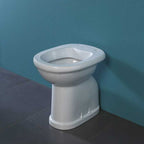 Vaso per persone con disabilitÃ  e persone anziane ceramica bianca con scarico a pavimento Alice Ceramica