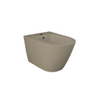 Sanitari sospesi cm 52x36 mod. Sensation wc rimless+bidet+sedile soft close Cappuccino Opaco