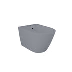 Sanitari sospesi cm 52x36 mod. Sensation wc rimless+bidet+sedile soft close Grigio Opaco
