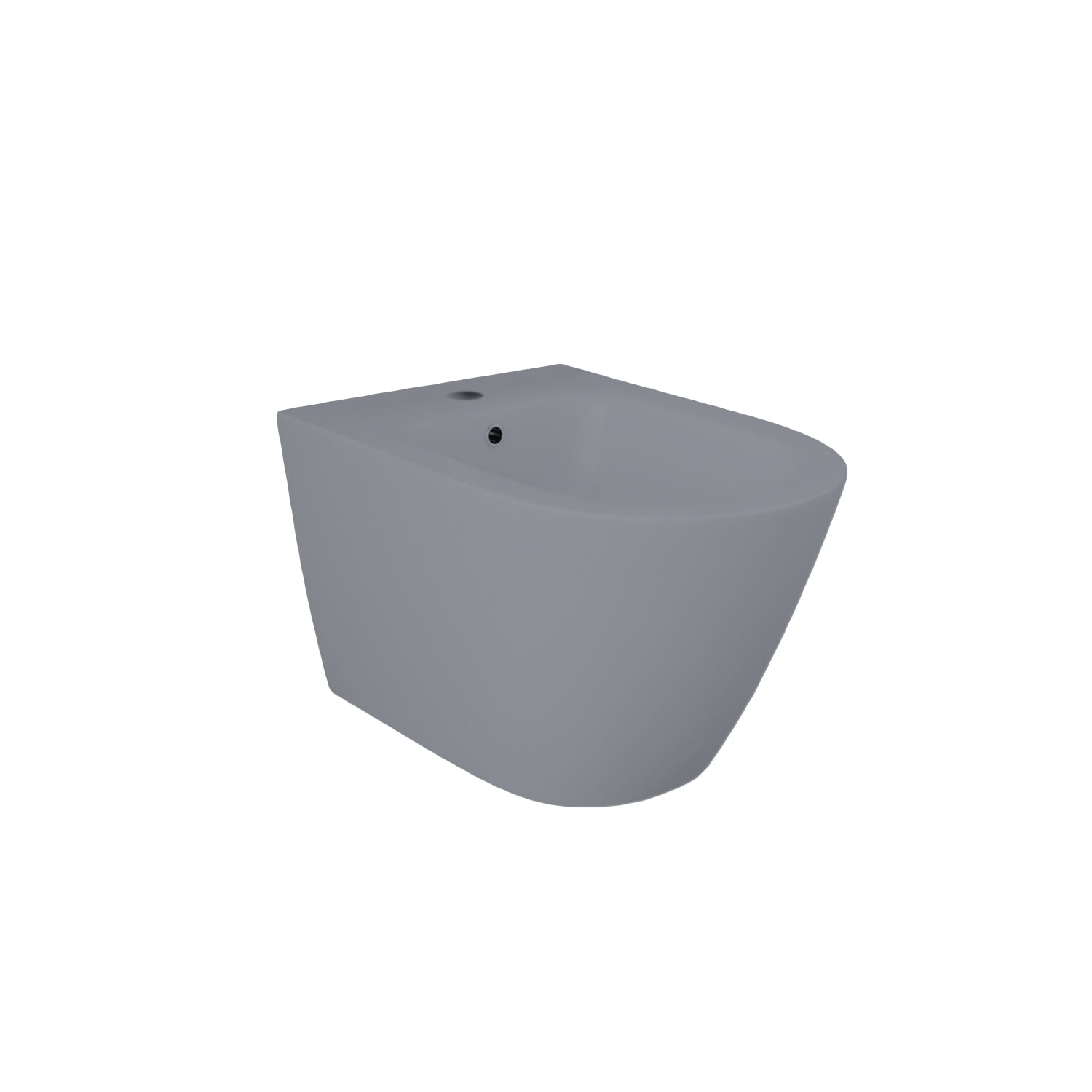 Sanitari sospesi cm 52x36 mod. Sensation wc rimless+bidet+sedile soft close Grigio Opaco