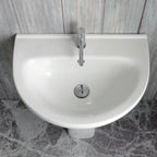 Lavabo Lavandino Sospeso modello Grace 60 Ceramica Globo