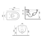 Sanitari Sospesi Ceramica Catalano Canova Royal Smalto Cataglaze Design Classico