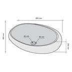 Lavabo da Appoggio in Marmo Boule Beige 60x40